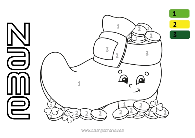 Colouring page to print Magic Colouring Books Children's Activities Ireland St Patrick's Day Leprechaun