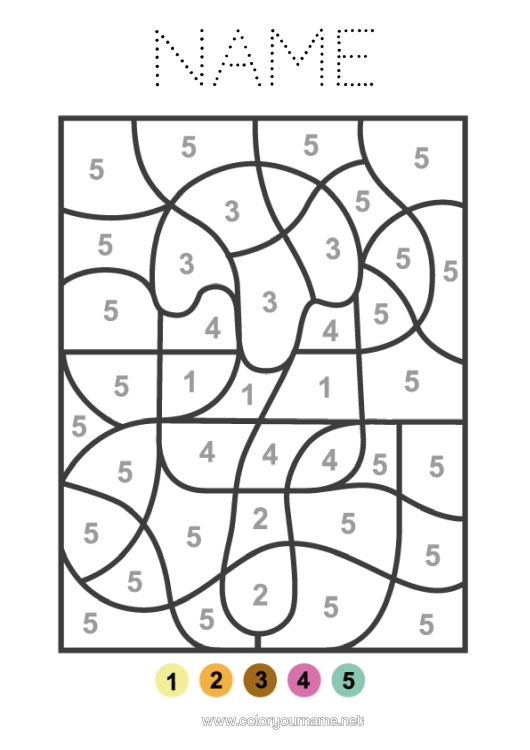Colouring page to print Figure Summer Magic Colouring Books Children's Activities Treats, Sweets Ice Cream Easy Colouring Pages