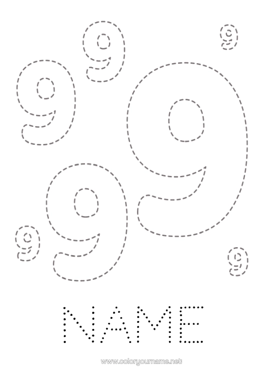 Colouring page to print Figure Children's Activities Trace And Colour.