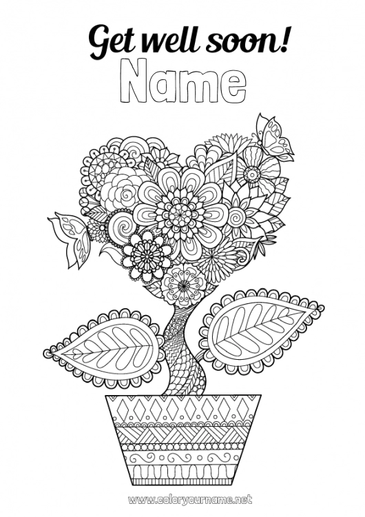 Get Well Soon Coloring Pages - Free & Printable!