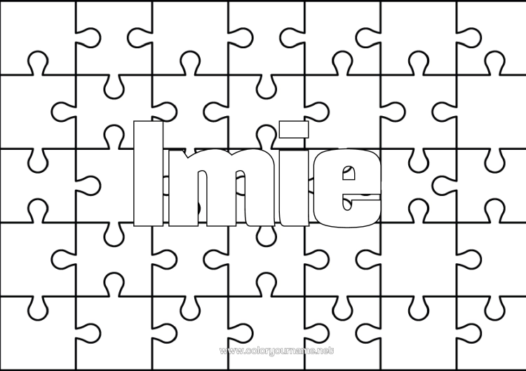 Kolorowanka do wydruku Gry i zabawki Puzzle Tło dekoracyjne