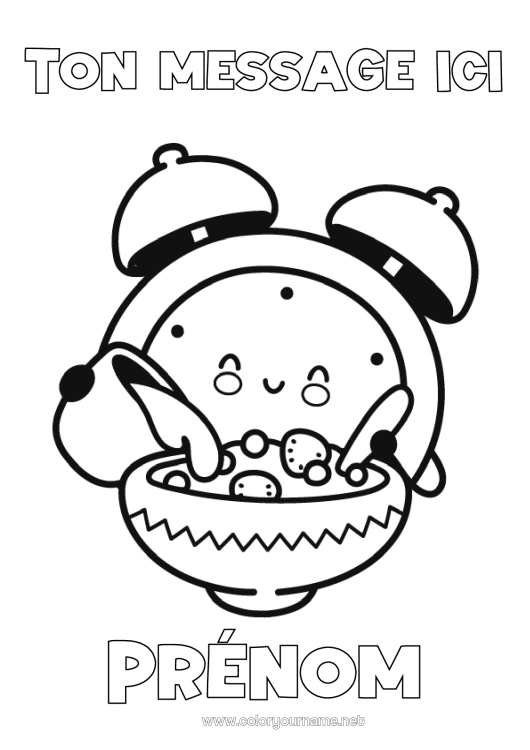 Coloriage à imprimer Tasse Café Thé Boisson Réveil