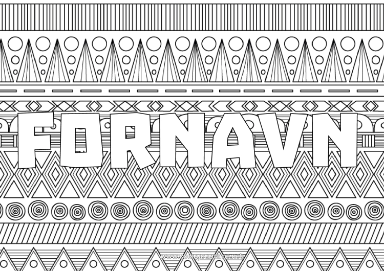 Farvelægningssiden til udskrivning Mexiko Zentangle Afrika Geometriske former Dekorativ baggrund