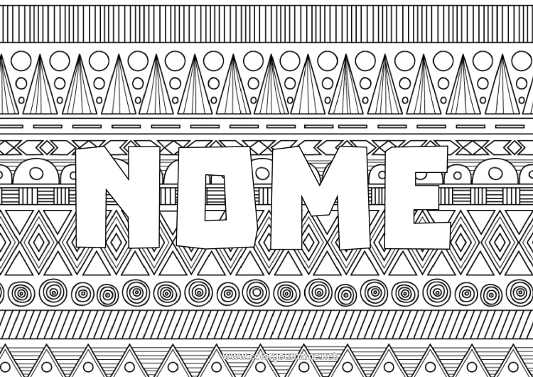 Página de desenho para imprimir México Zentangle África Formas geométricas Fundo decorativo