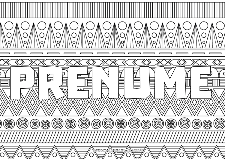 Pagină de colorat de imprimat Mexic Zentangle Africa Forme geometrice Fundal decorativ