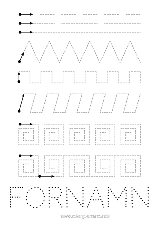 Färgläggningssida att skriva ut Rita och färglägg Geometriska former Förskolegrafikblad