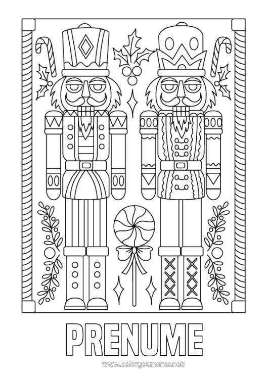 Pagină de colorat de imprimat Crăciun Zahăr de orz Dulciuri, bunătăți Jocuri și jucării Bomboană Căpcăunul