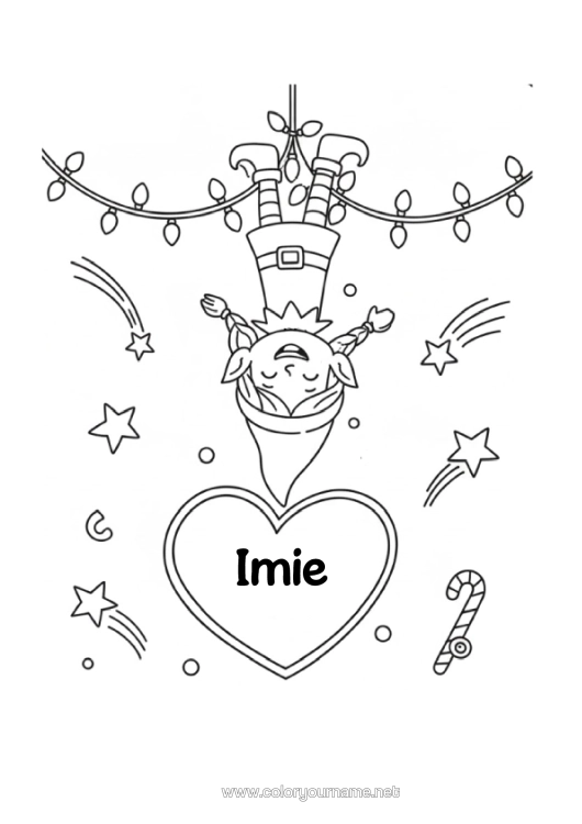Kolorowanka do wydruku Świąteczne Skrzaty Kolorowanki Dla Skrzatów Psoty Figlarza Rysunki Na Oknach