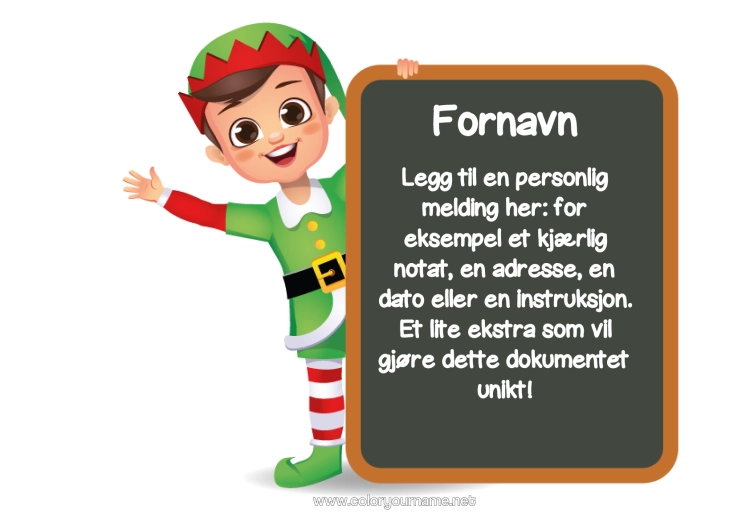 Fargeleggingssiden til utskrift Julealver Gutt Skilt Lurerier Fra Lurendreieren En Eneste Rampete Nisse