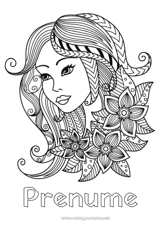 Pagină de colorat de imprimat Zentangle Semn Zodiacal Semnele Zodiacului