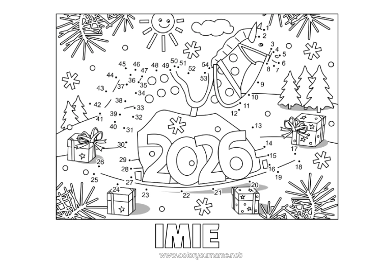 Kolorowanka do wydruku Koń Aktywności Dla Dzieci Zwierzęta Gospodarskie Liczby Do Połączenia 2026