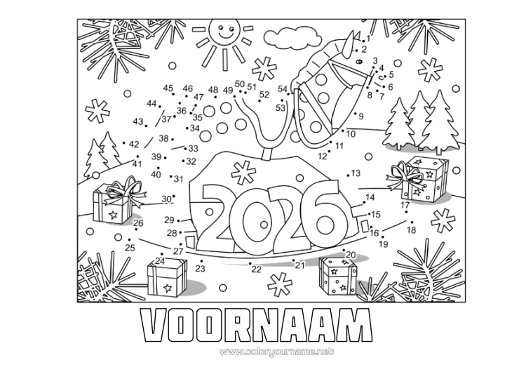 Kleurplaat om af te drukken Paard Activiteiten Voor Kinderen Boerderijdieren Verbind De Getallen 2026