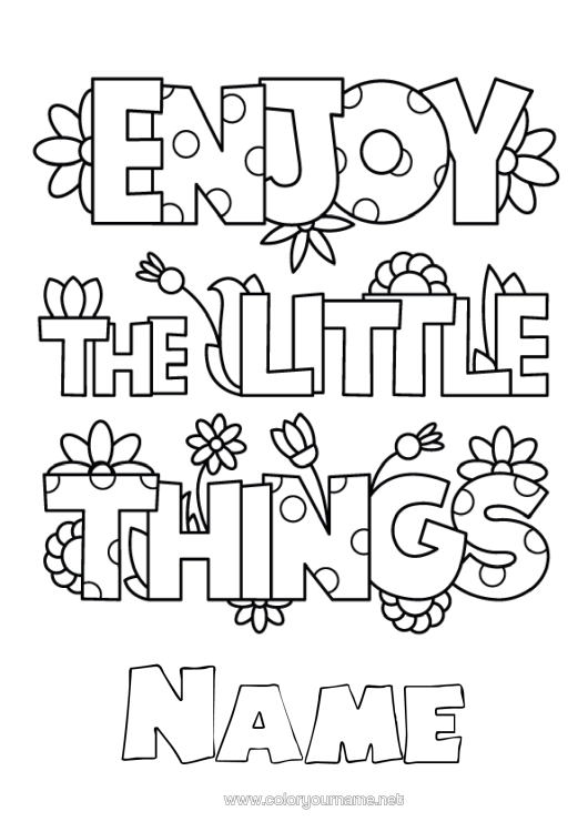 Colouring page to print Positive