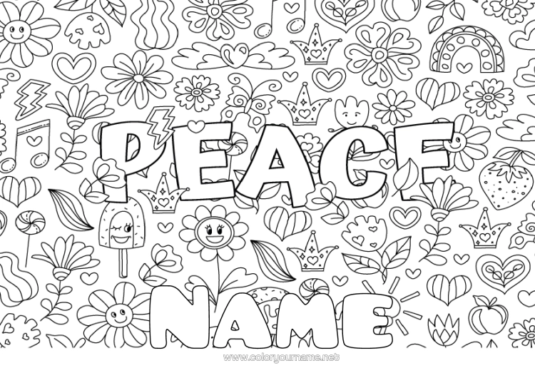 Colouring page to print Positive