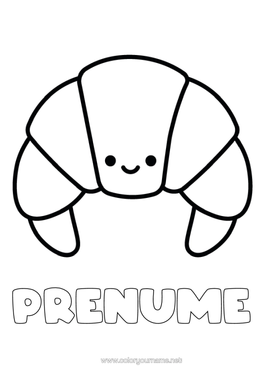 Pagină de colorat de imprimat Drăguț Desene De Colorat Ușoare Cornuleț