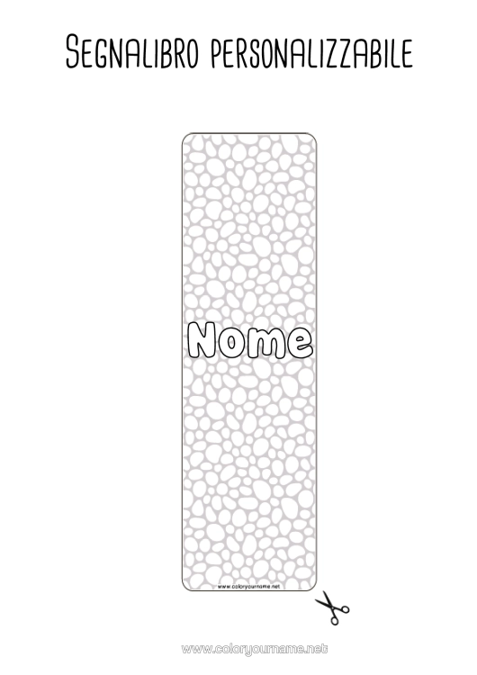Pagina da colorare da stampare Estate Segnalibro Zentangle Forme Geometriche Cerchio, Rotondo