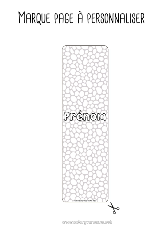 Coloriage à imprimer Été Marque Page Zentangle Formes Géométriques Cercle, Rond