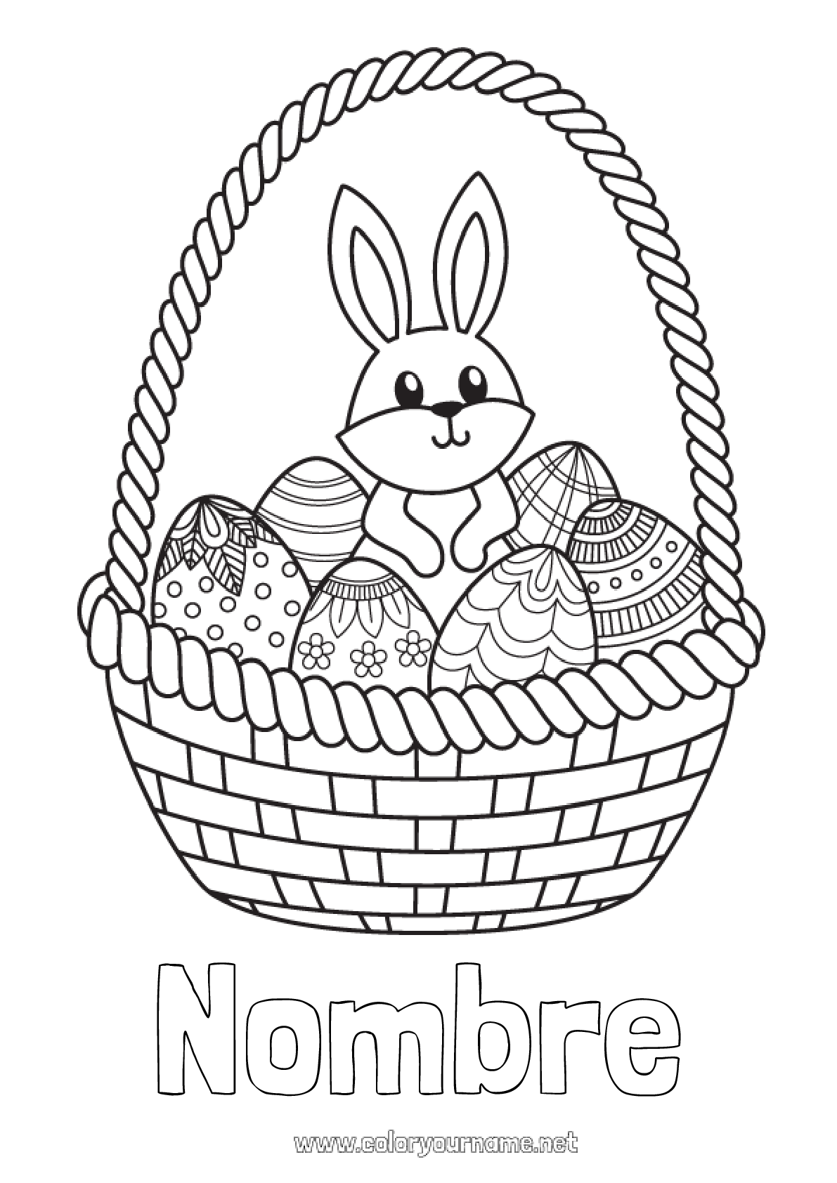 N De Colorear 1149 Lindo Conejo Animales n-de-colorear-1149-lindo-conejo-animales