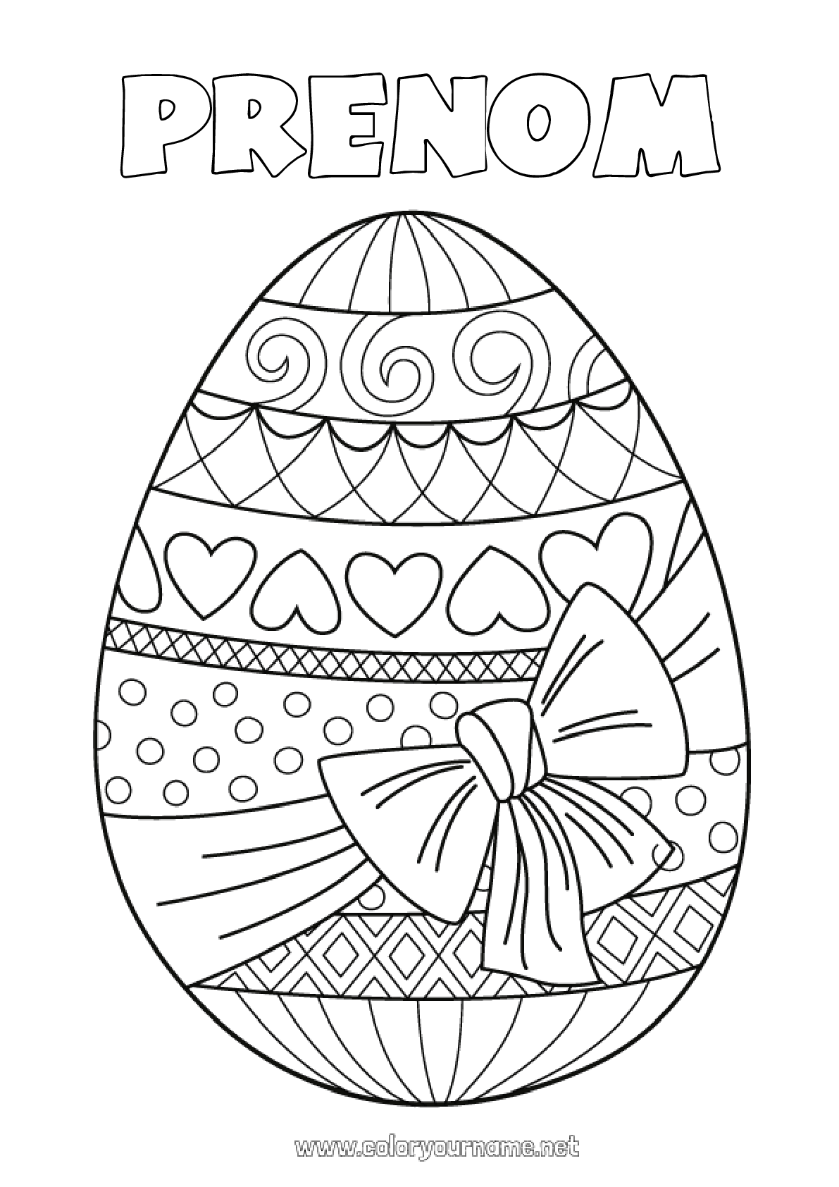 Coloriage n 1244 activit s enfants oeufs de p ques p ques