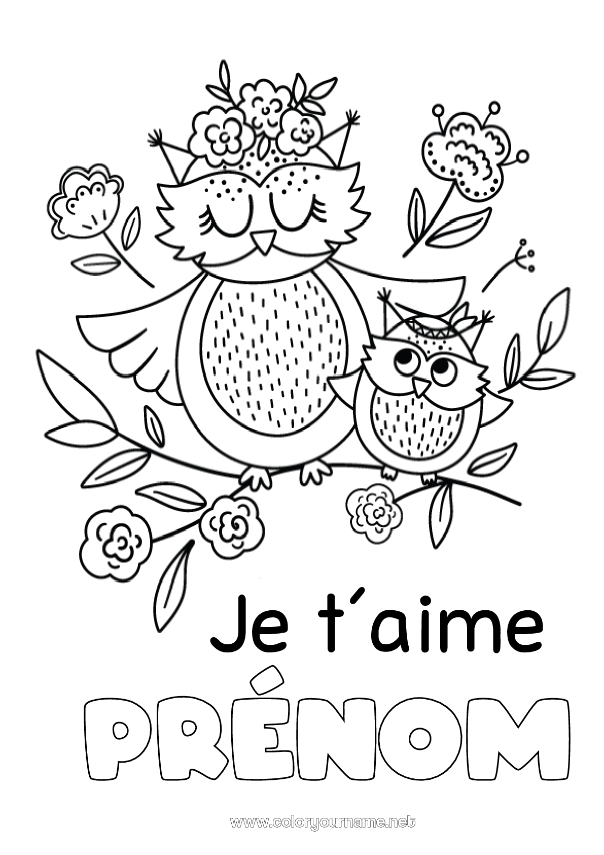 Dessin A Imprimer Maman Je T aime Coloriage n°1322 - Maman Mamie Bonne fête