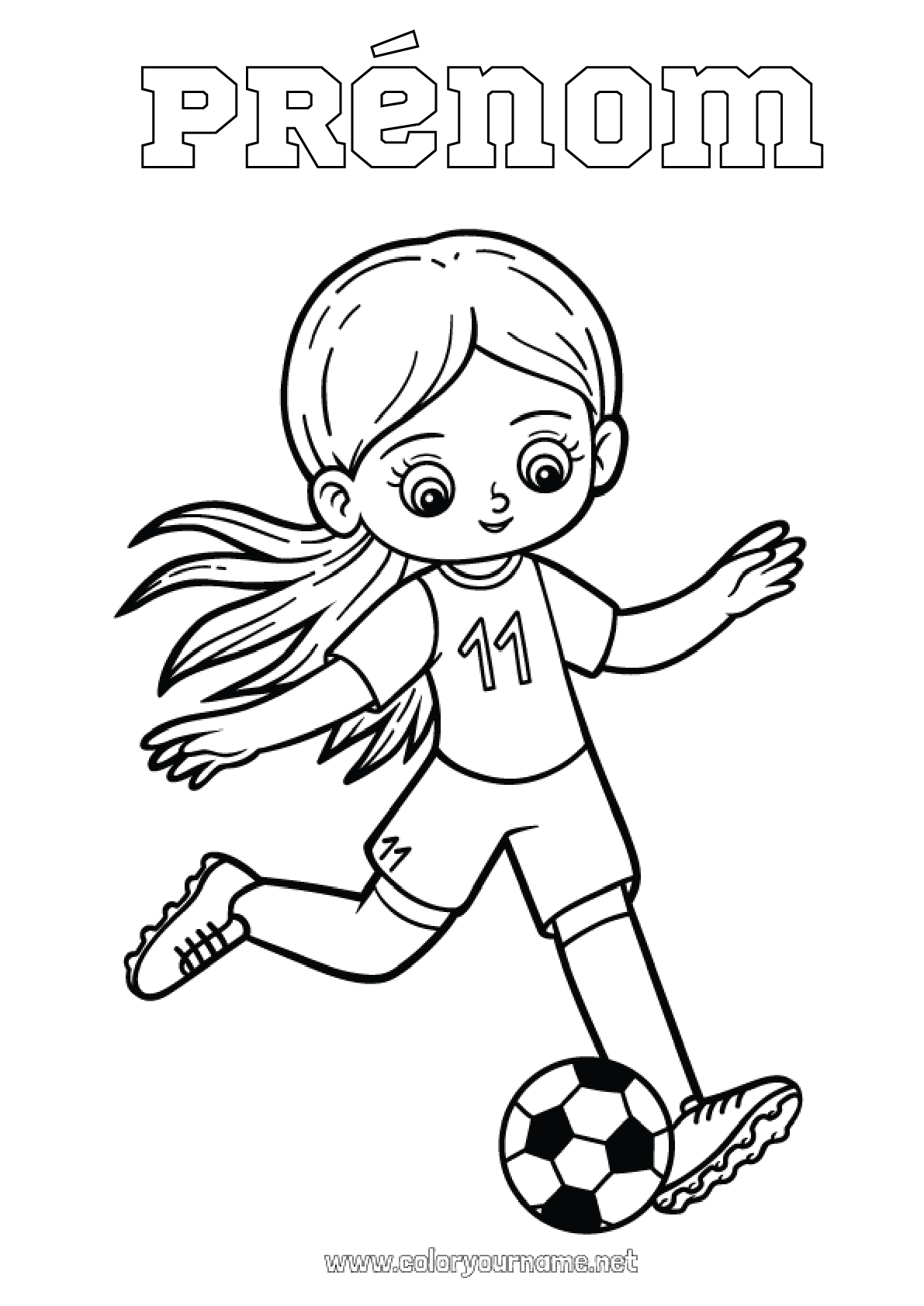 Dessin De Foot à Imprimer Gratuit Coloriage n°1477 - Football Ballon de foot Sport