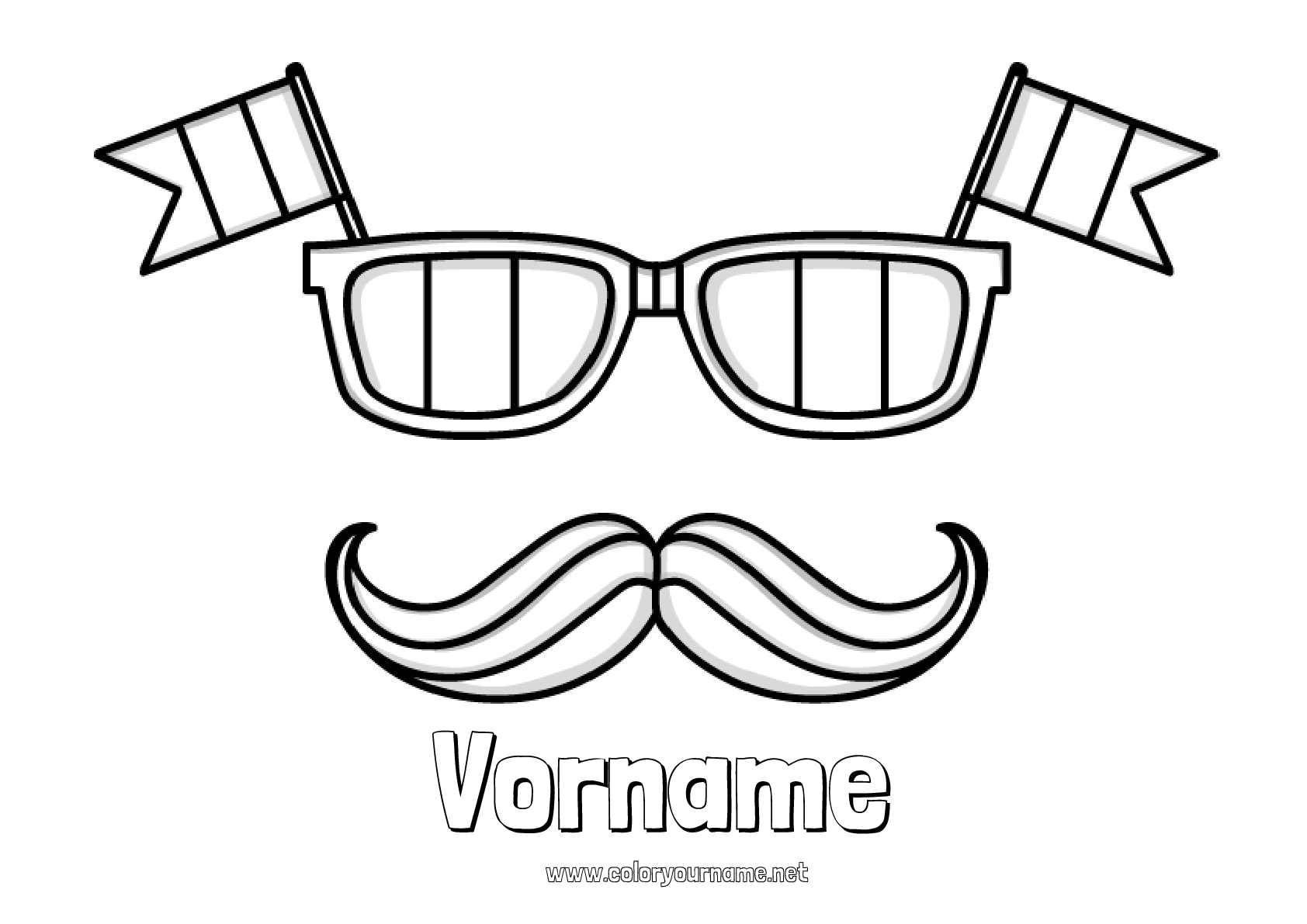 Malvorlage Nr.2400 - Frankreich Flagge 14. Juli