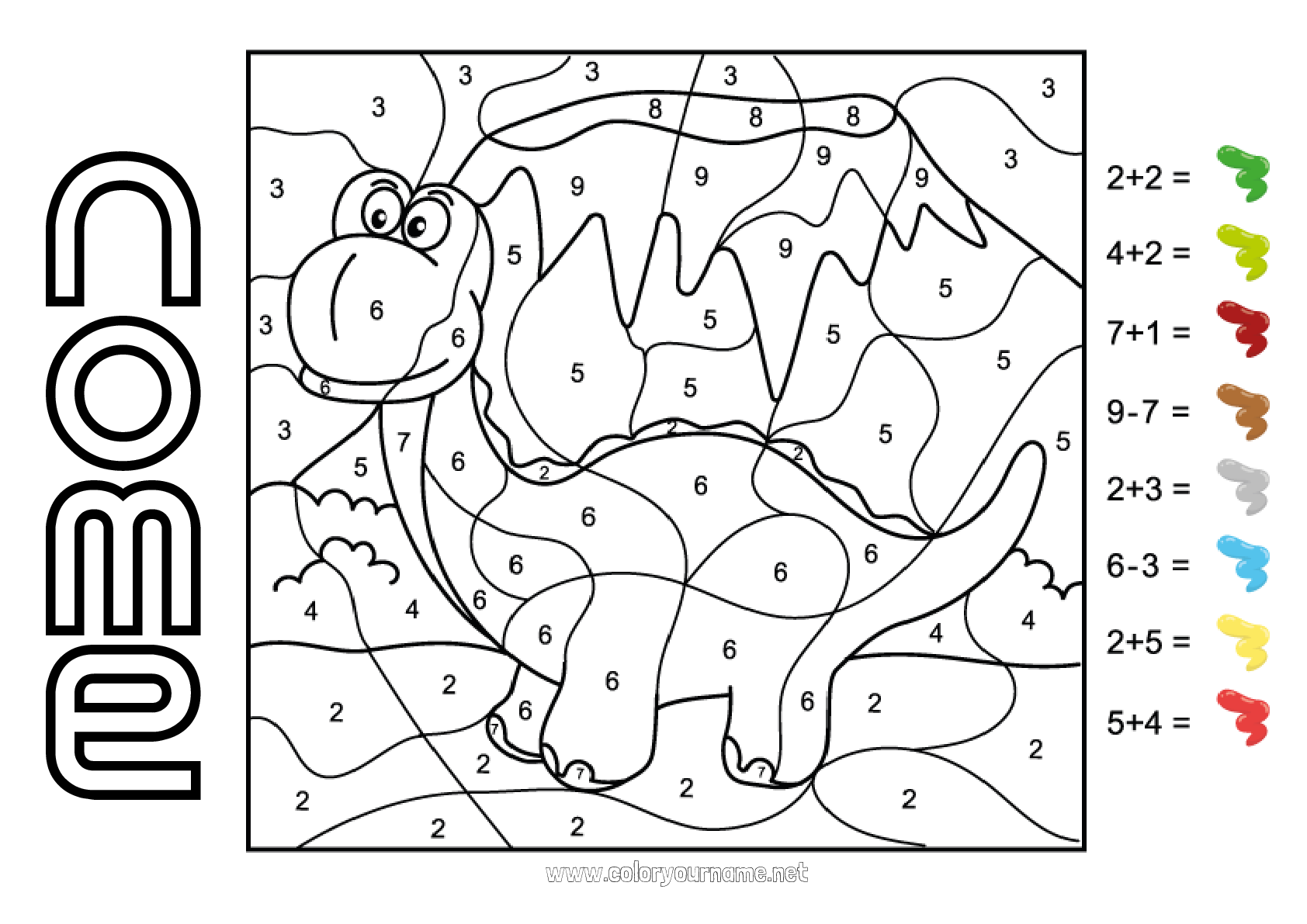 N De Colorir 2484 Dinossauros N mero Colorir Por N meros n-de-colorir-2484-dinossauros-n-mero-colorir-por-n-meros