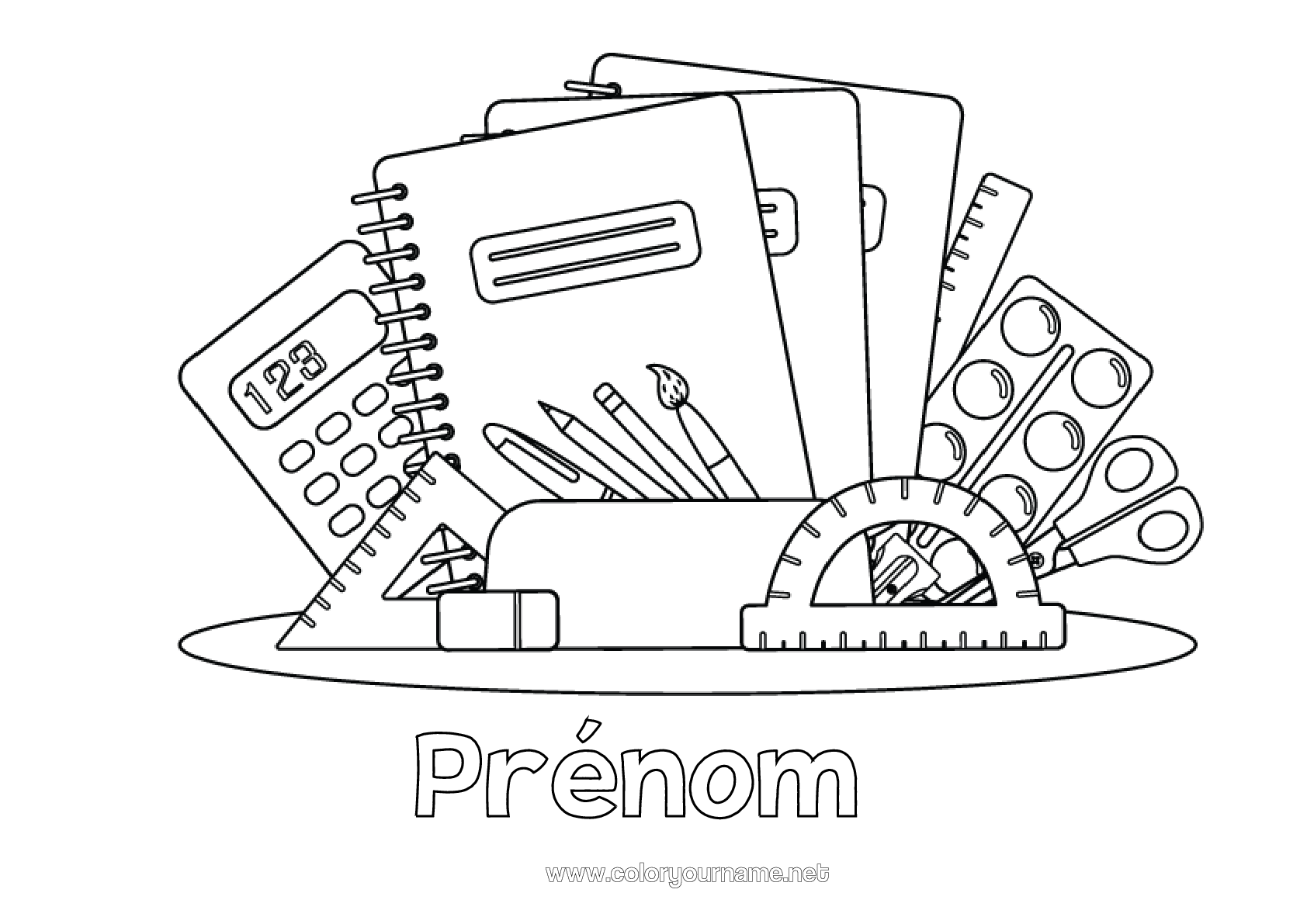Coloriage n°2654 - Livre Lecture Crayon