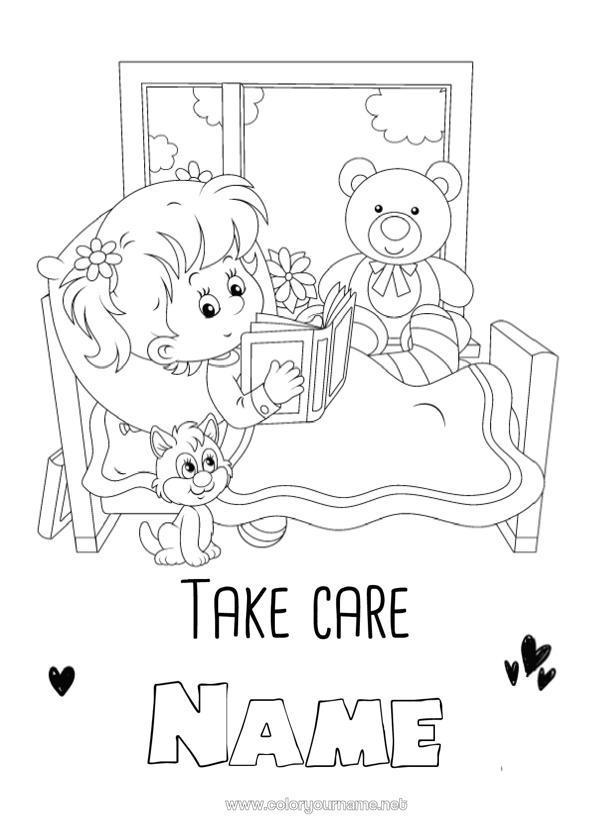 coloring-page-no-295-sick-girl