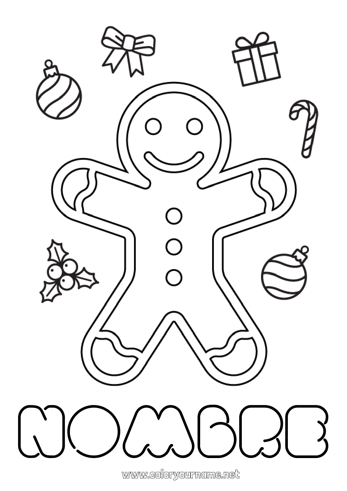 Pan de jengibre : 7 dibujos para colorear gratis para imprimir y personalizar Pan de jengibre : 7 dibujos para colorear gratis para imprimir y personalizar