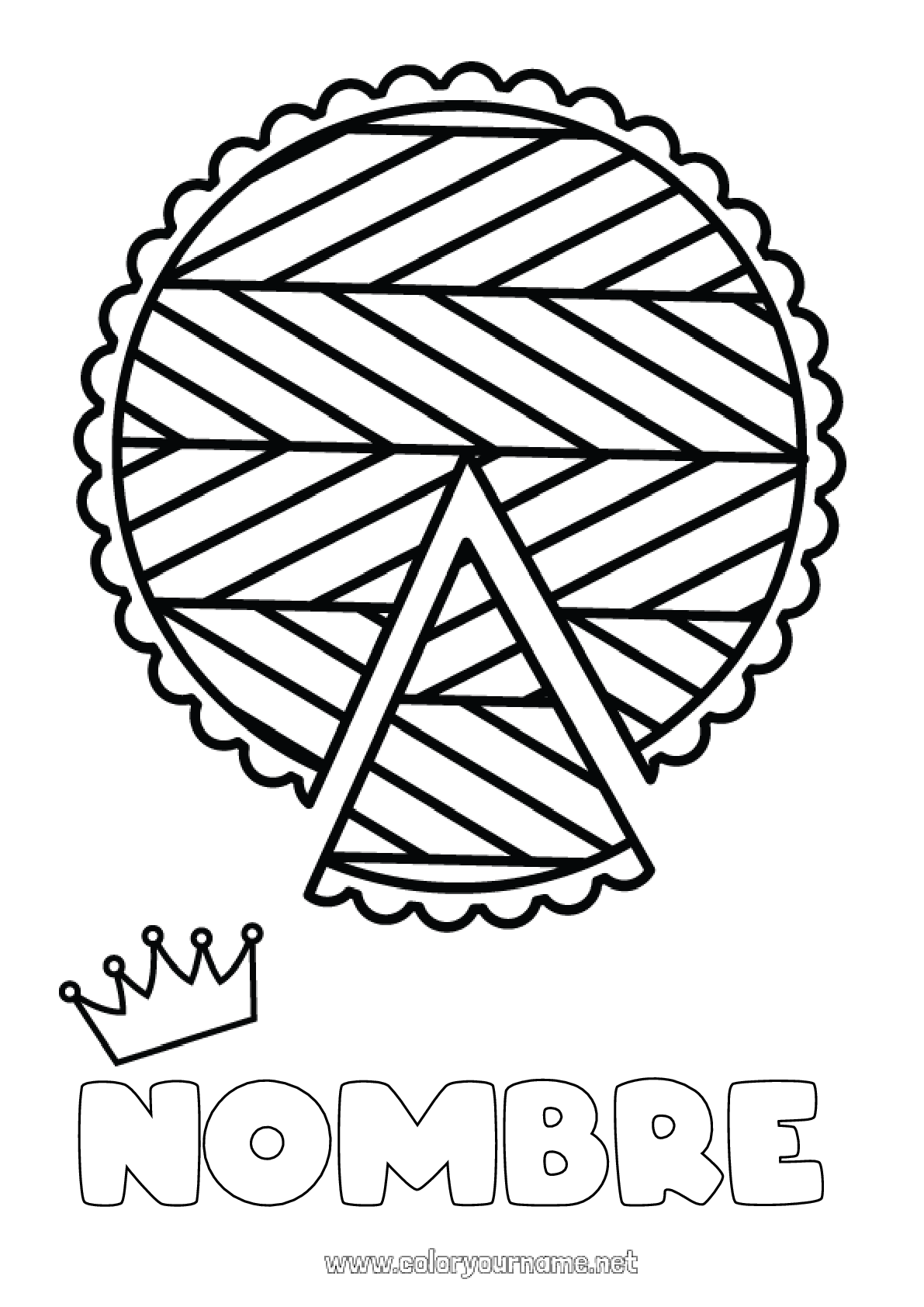 N De Colorear 596 Tarta Corona Epifan a n-de-colorear-596-tarta-corona-epifan-a