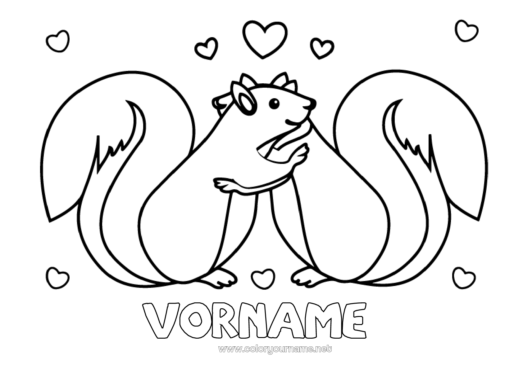 Malvorlage Nr.732 - Herz Papa Mama