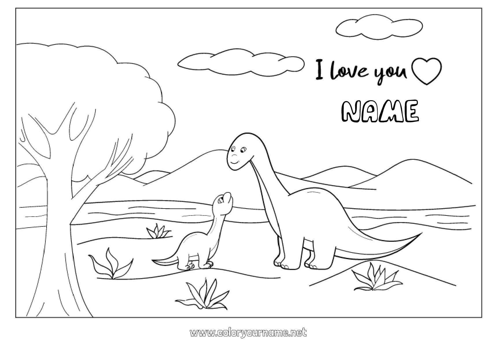 I Love You Mom And Dad Coloring Pages
