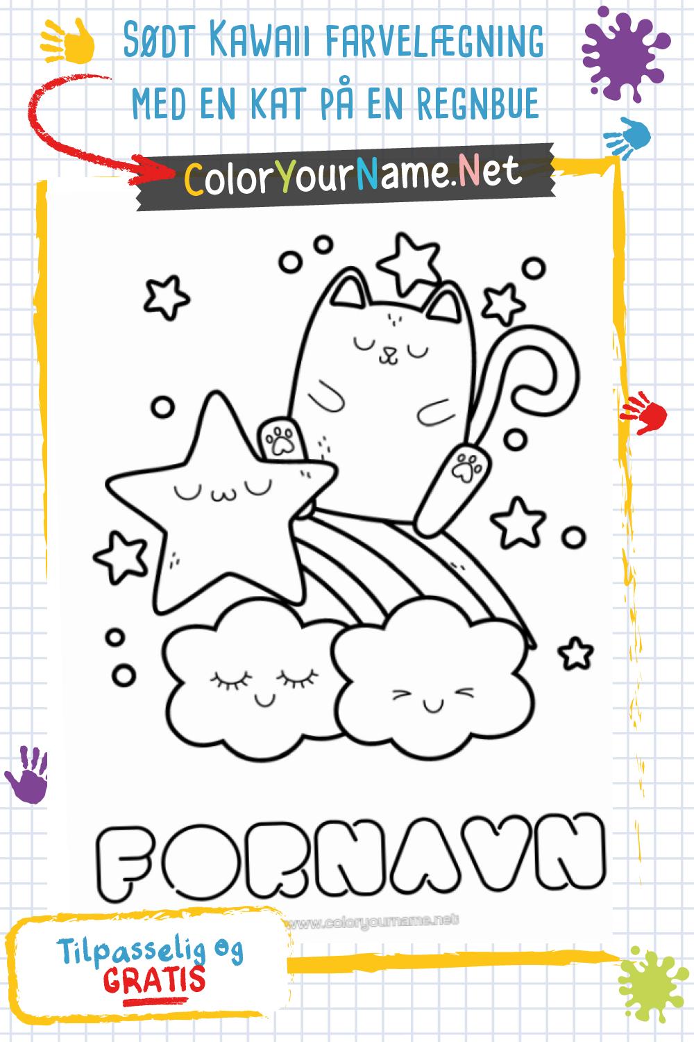 s-dt-kawaii-farvel-gning-med-en-kat-p-en-regnbue