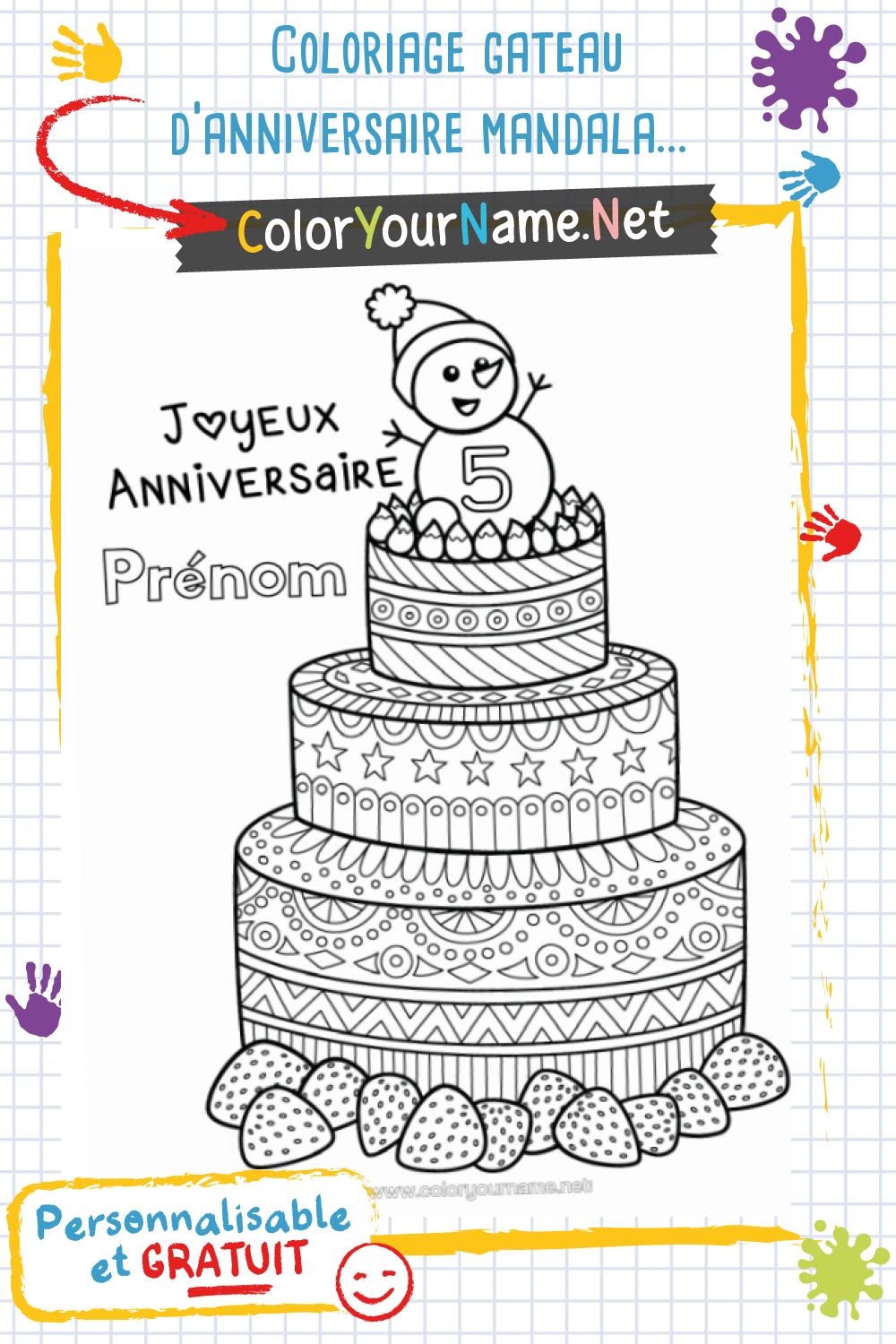 coloriage-gateau-d-anniversaire-mandala-personnaliser