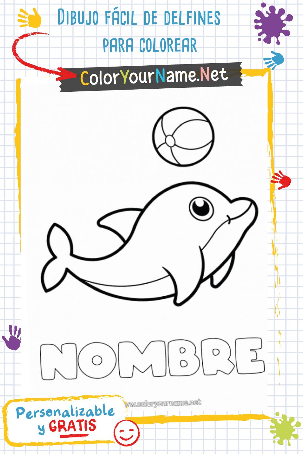 dibujo-f-cil-de-delfines-para-colorear