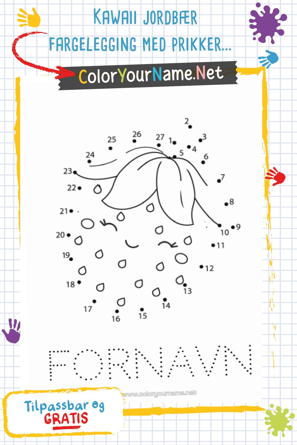 kawaii-jordb-r-fargelegging-med-prikker-forbinde