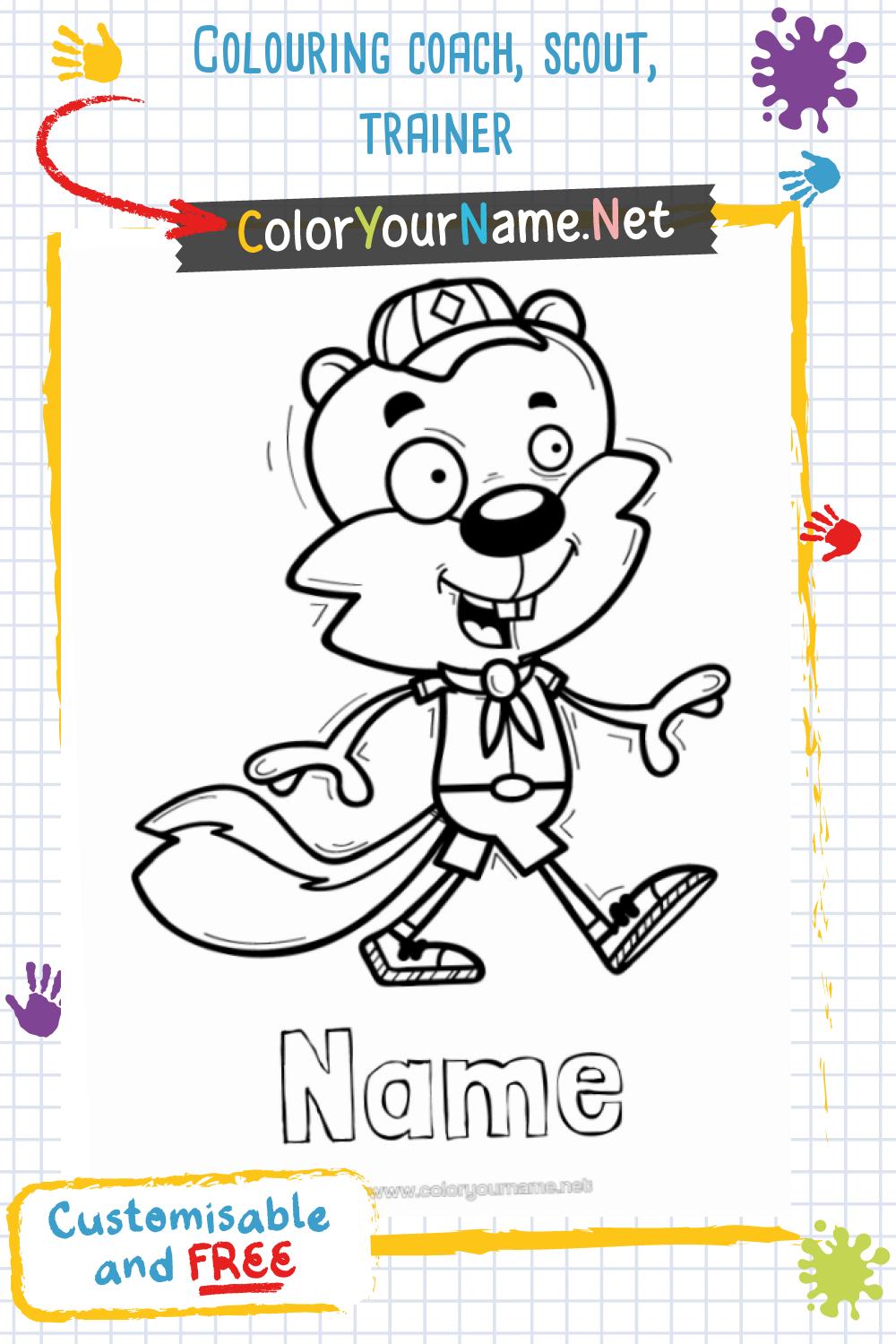 Colouring coach, scout, trainer