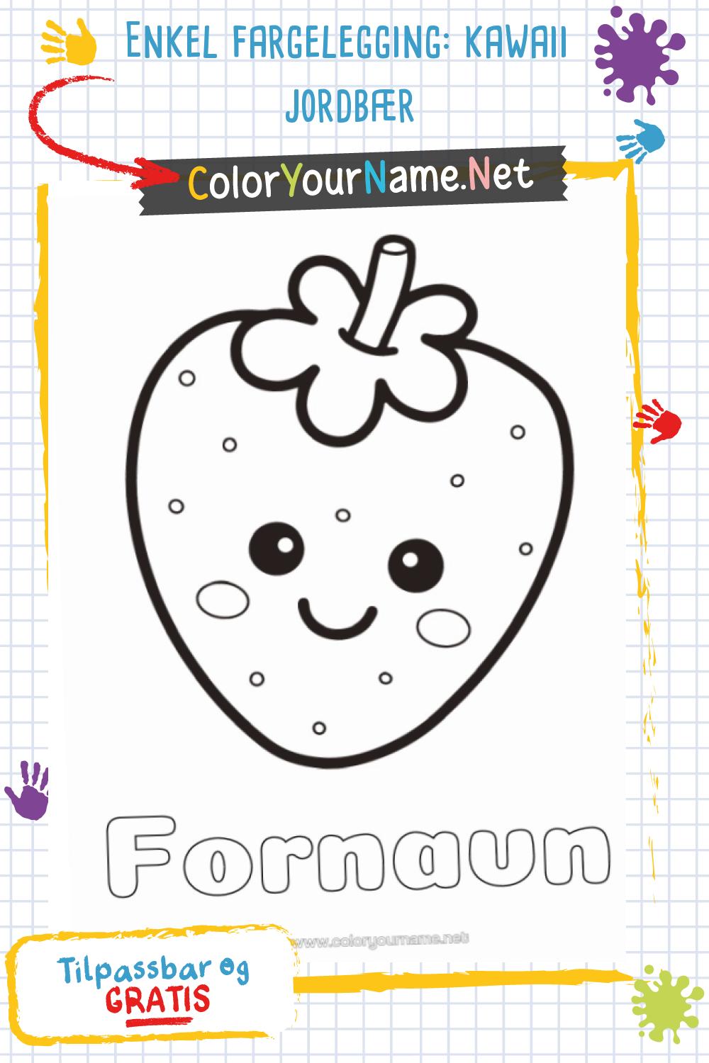 enkel-fargelegging-kawaii-jordb-r