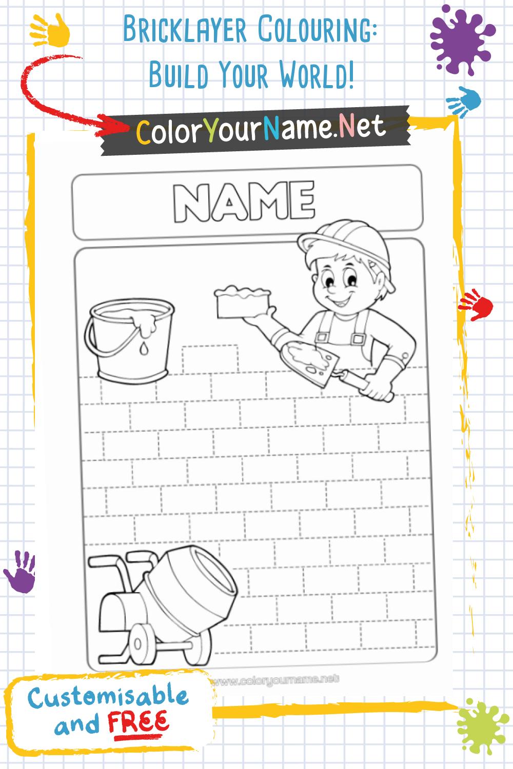 Bricklayer Colouring: Build Your World!