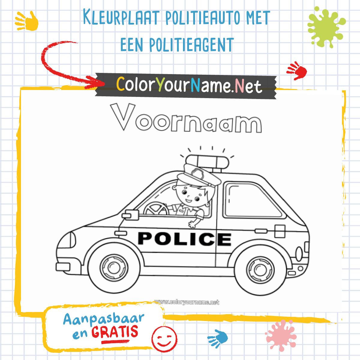 Bluey Politieauto, voertuig uit de speciale aflevering The Sign