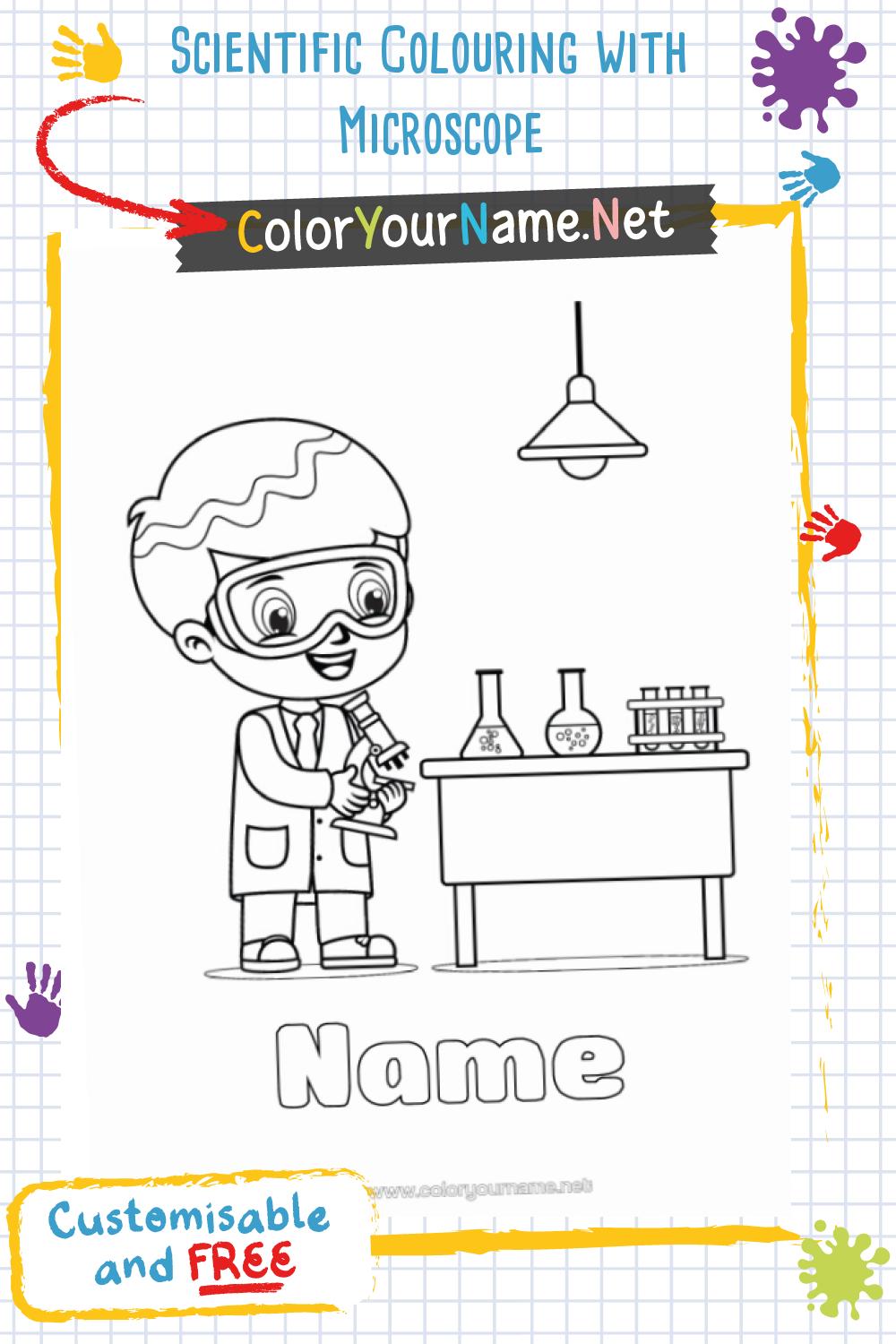 Scientific Colouring with Microscope