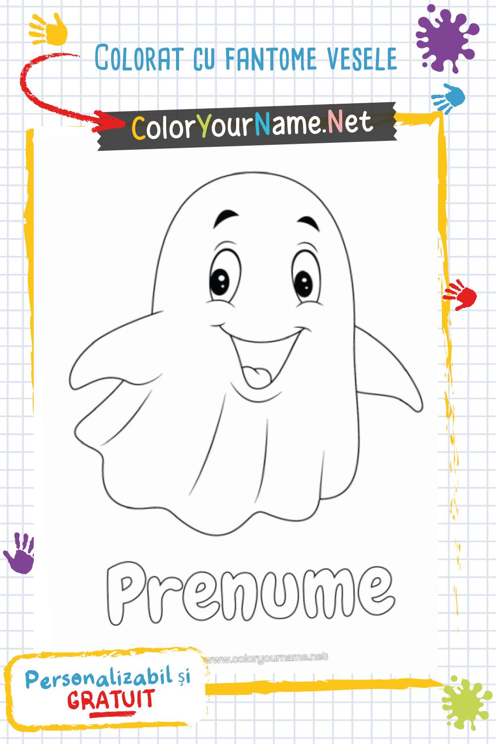 Colorat cu fantome vesele