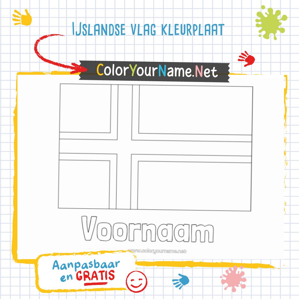 ijslandse-vlag-kleurplaat