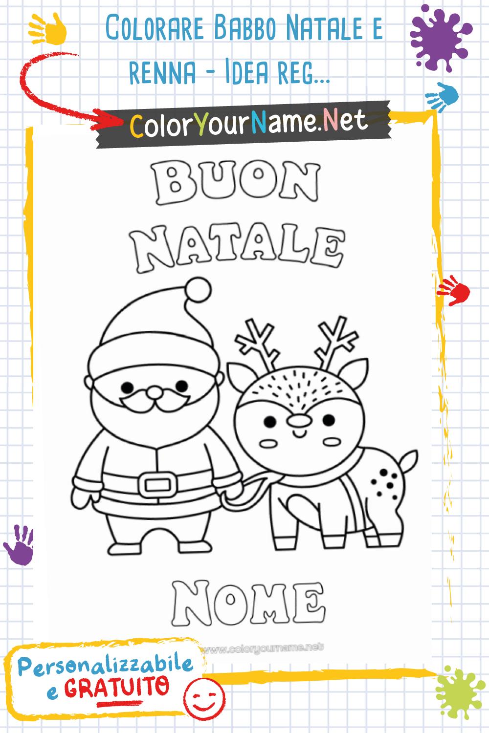 Gessetti profumati 12 Segnaposto Natale Albero Babbo Renna idea Reg... | su