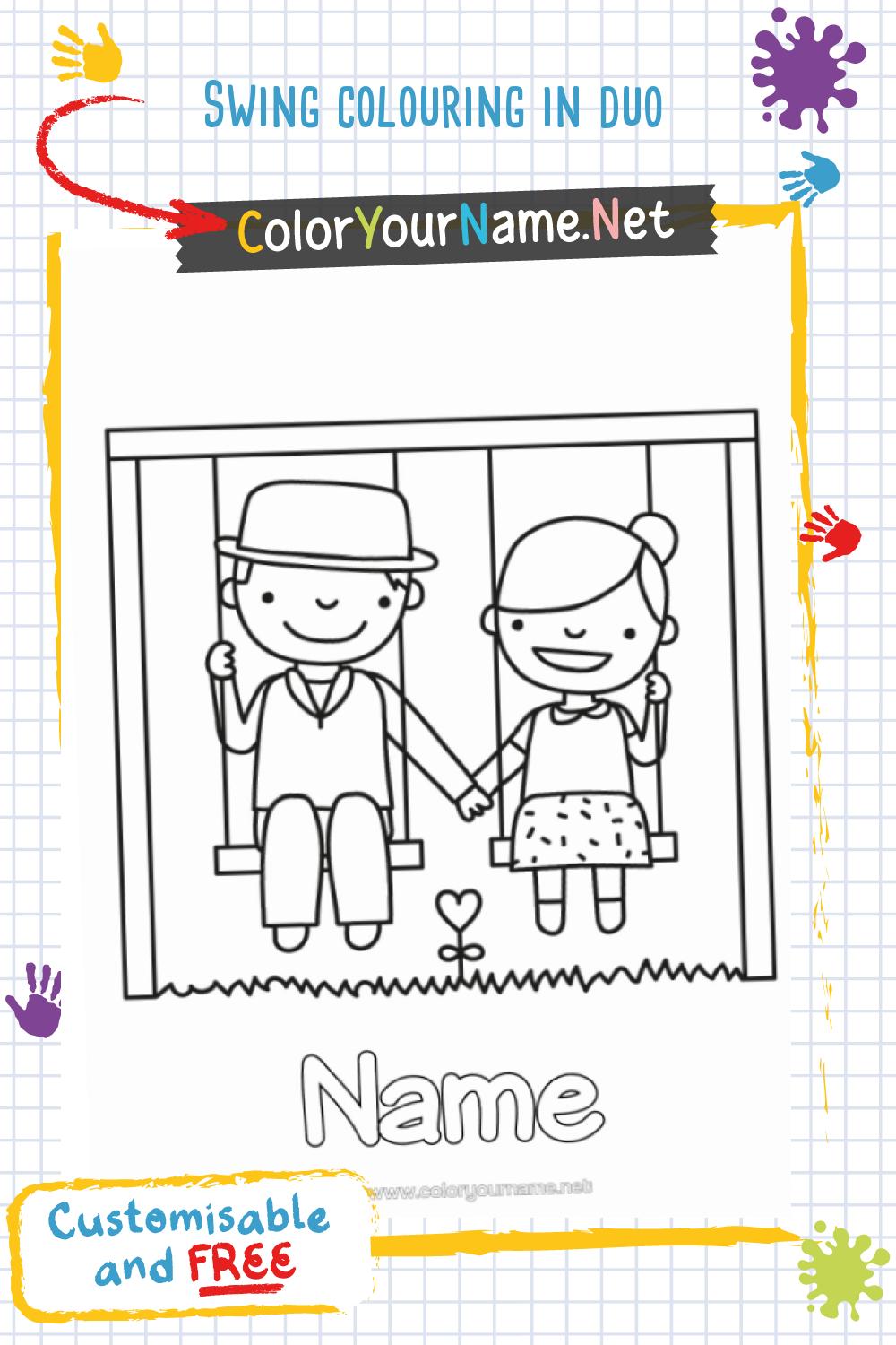Swing colouring in duo
