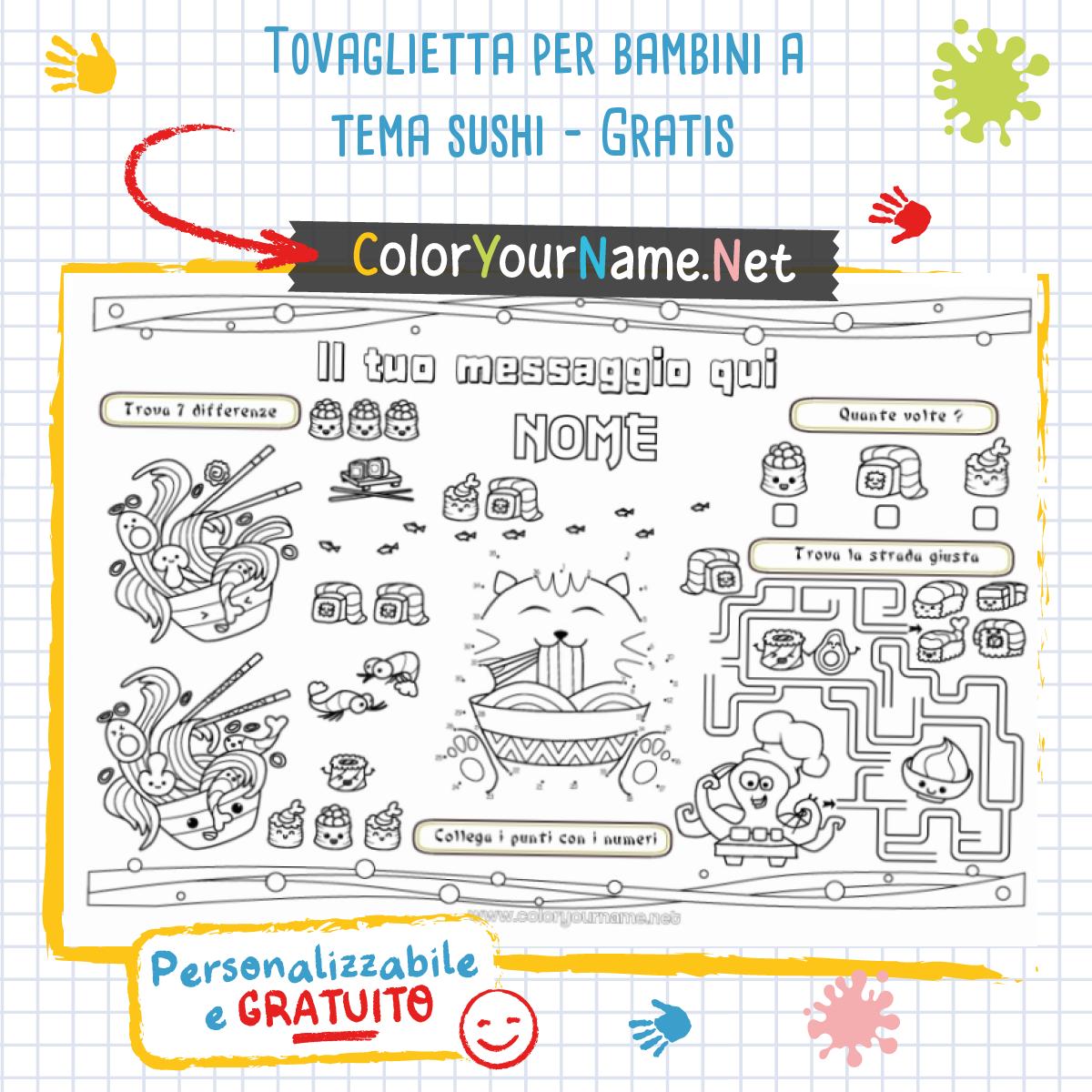 Tovagliette Usa E Getta Per Bambini Merka - Educative Con Alfabeto E Antiscivolo - Foto 9