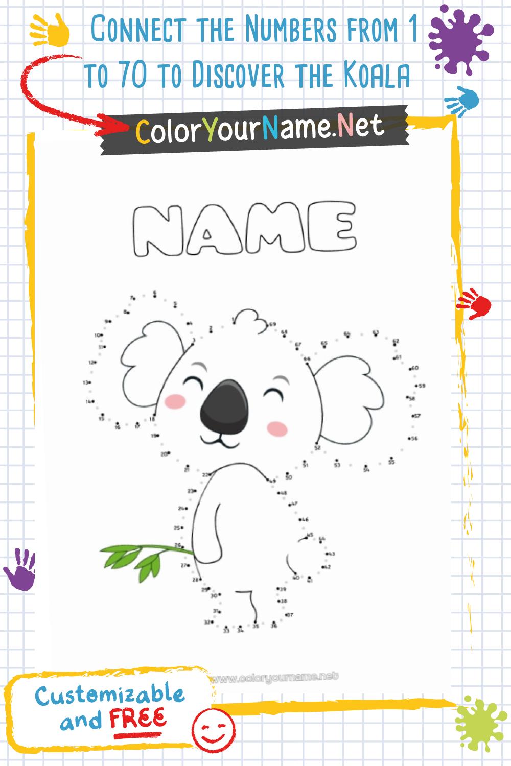 Coloring page No.4593 Number Children's activities Connect the dots