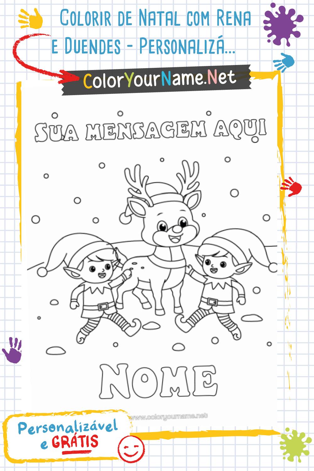 colorir-de-natal-com-rena-e-duendes-personaliz-vel-com-uma-mensagem-e