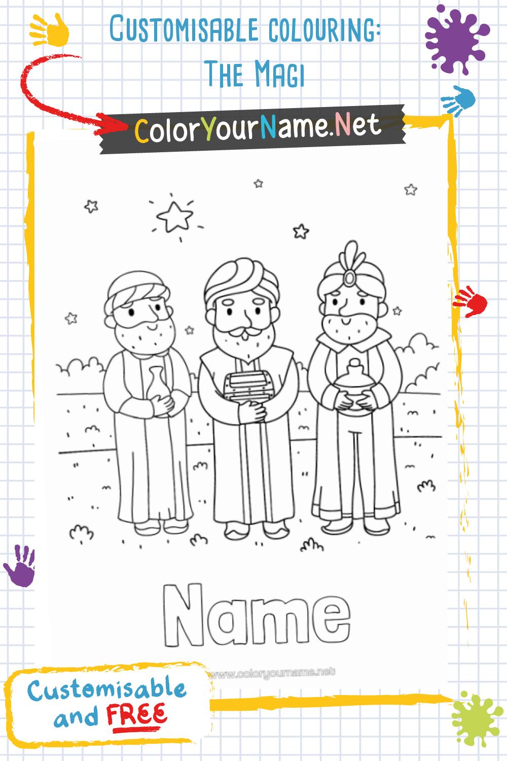 Customisable colouring: The Magi